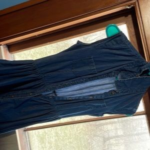 Denim looking kids dress